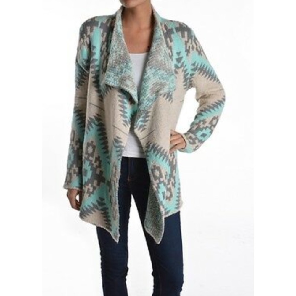 KATE Collection Aztec Cardigan Bonfire Aztec Cardigan S/M